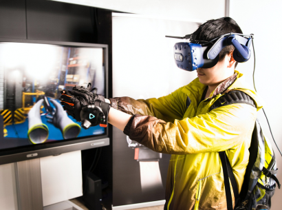 VR training simulation in oil and gas industry